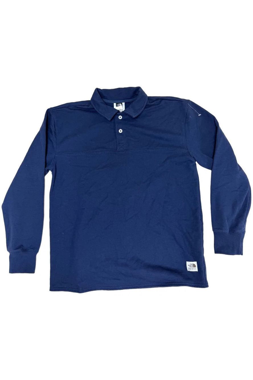 The North Face Women's Long-Sleeve Heritage Patch Rugby Shirt Navy